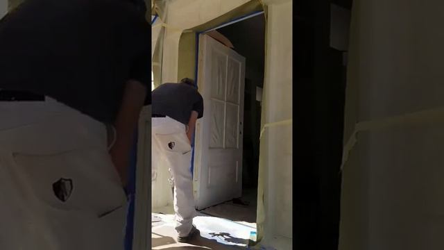 How to Spray Paint a Quality Finish on a Front Door.