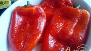 Салат из печеных перцев