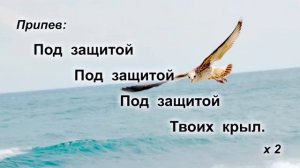 Буду жить под защитой твоих крыл (минус)