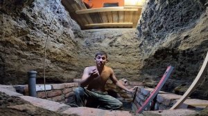 Строительство ПОГРЕБА Для БЛОГЕРА Олежки/кладка стен из кирпича , Жизнь  в деревне