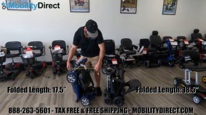 Auto Folding Mobility Scooters   Transformer VS Transport AF Comparison Video