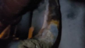 Сварка стояка в труднодоступном месте.