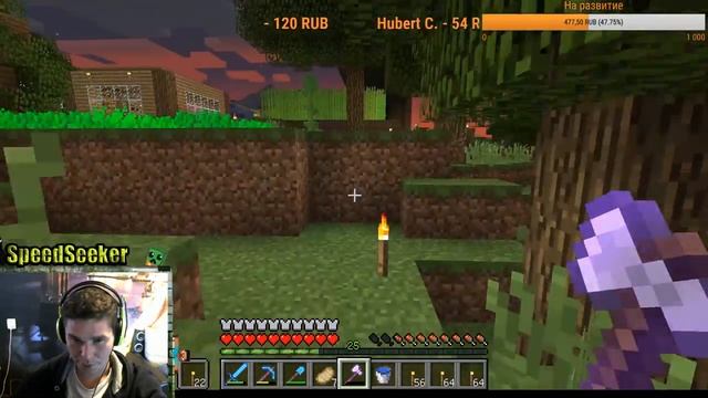 Minecraft 1.12 Выживание на сервере с подписчиками. смотреть онлайн