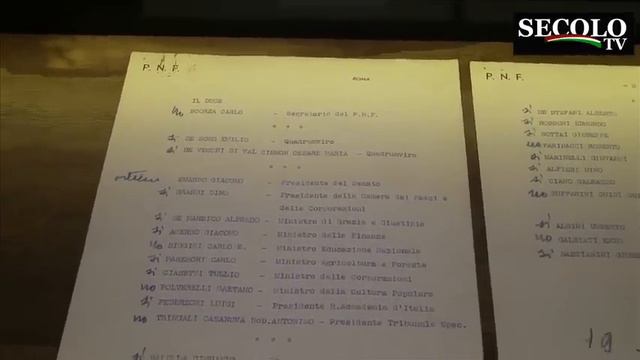 Dagli abissi dell'Archivio di Stato emerge l'ordine del giorno Grandi