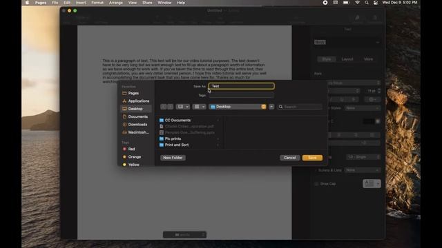 How to Save or Save As in Apple Pages смотреть онлайн