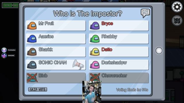 Everyone Knows It's Me, But I Win Anyway - Among Us w/ Dream Team смотреть онлайн