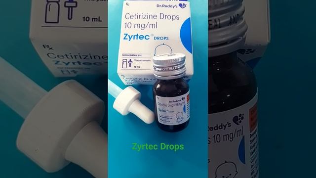 Zyrtec Drops || Cetirizine Drops for Baby || Cetirizine Drops 10 mg смотреть онлайн