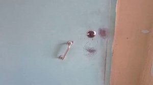 Установка замка Сенат ЗНС-10-6 в тамбурную дверь.