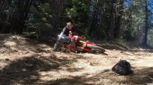 Honda Africa Twin 1000 crashes