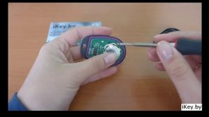 Замена батарейки в пульте Тойота Аурис, Секвойя, Tacoma, Солара, Матрикс Change the battery