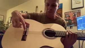 Kremona Rosa Luna Flamenco Guitar.