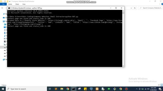 Lead Scraper - Python | Extract Emails & Social media links from websites