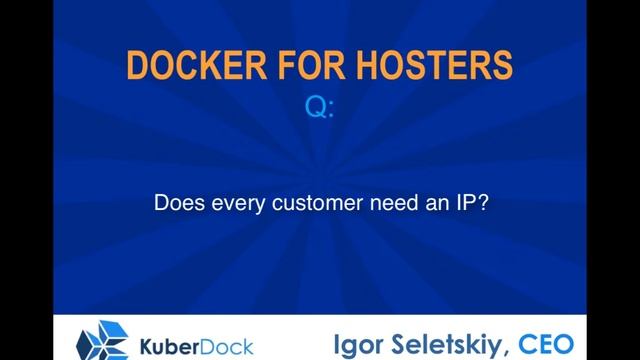Part 1-3: Docker For Hosters - KuberDock & Docker Q&A смотреть онлайн