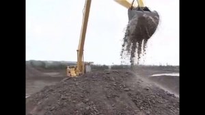 Экскаватор MARCOM KOMATSU PC600 с супер длинной стрелой