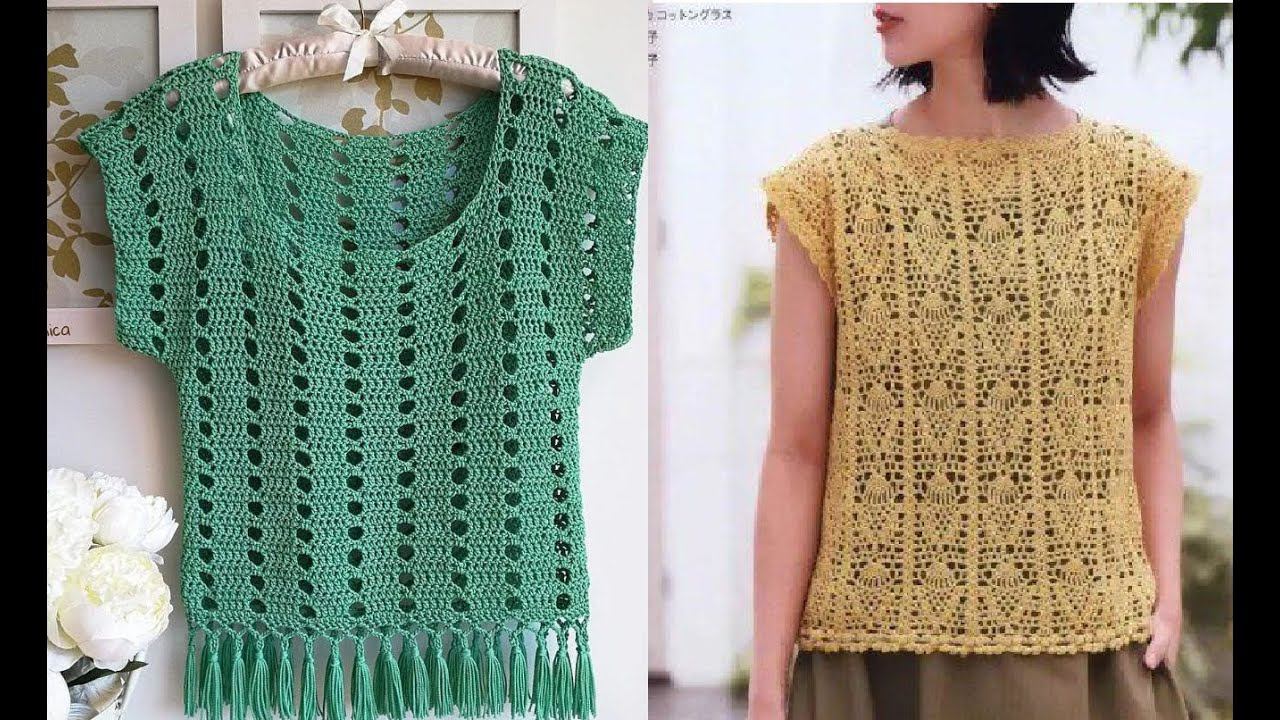 Топ крючком, схема, описания - мой телеграм @knittinq
