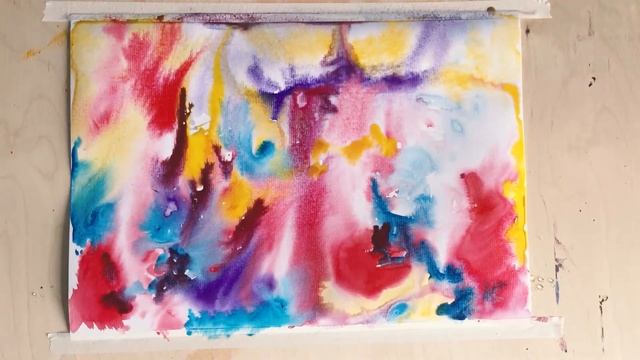 Акварельная абстракция смотреть онлайн