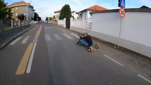 Drift trike. RUOTA HOVERBOARD .Самодельный трайк.