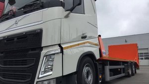Монстр-эвакуатор Volvo FH с аппарелью на 16 тонн!