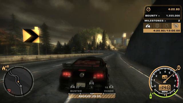 Need for Speed Most Wanted | Final pursuit in Razor's Mustang смотреть онлайн