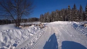 Съездил в заброшку опробовал домашний Квас. Скоро весна -38 с утра