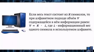 УРОК 31.  Различные подходы к измерению информации (10 класс)
