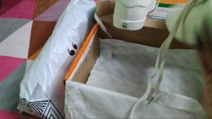 United Colors of Benetton white texture sneaker for men unboxing