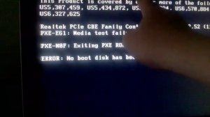 How to Fix INTEL UNDI PXE -21  Computre  hp pavilion all in one pc