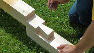 Строительство мастерской. 2я часть. Японское соединение