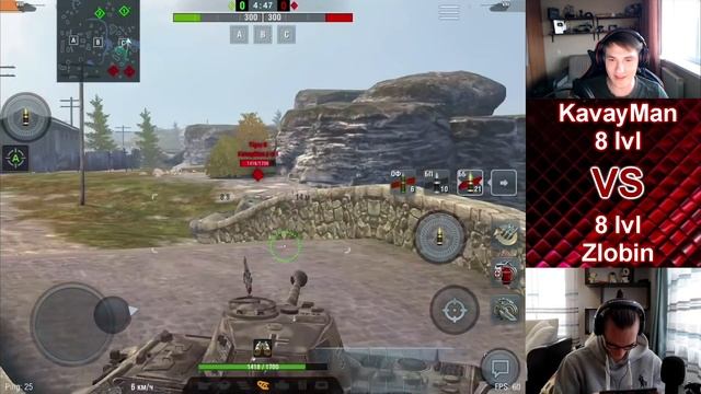 ЛЕСЕНКА#9 | Киберспортсмен Zlobina_Liza [7STAR] против Блогера KavayMan | Ветка E-100 |  WoT Blitz смотреть онлайн