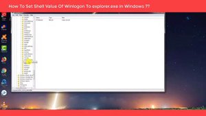 How to Set Shell Value of winlogon to explorer.exe in Windows 7 | Computer & Networking Basics