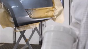 покраска крыла и бампера шкода октавия