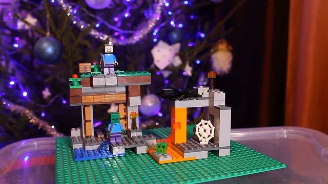 LEGO MINECRAFT 21166 Заброшенная шахта смотреть онлайн