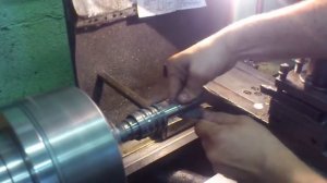 полировка главного вала рулевой реки