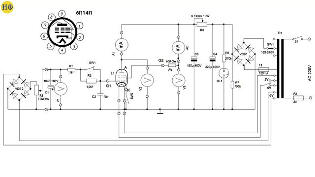 Испытатель радиоламп. Проверка радиоламп своими руками.