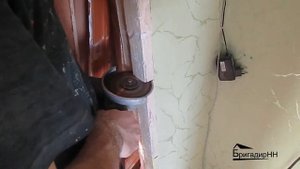 Демонтаж старой двери Часть 1