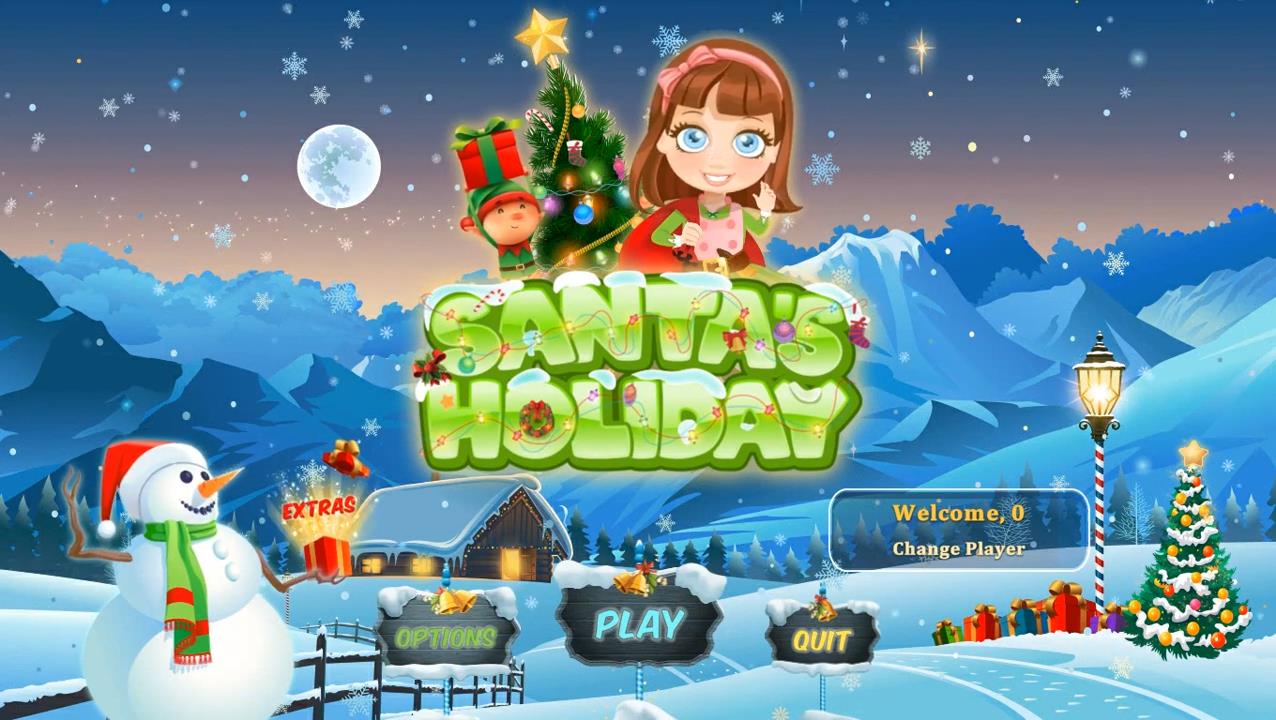 Santa games. Рождественские истории игра три в ряд.