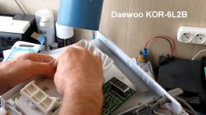 Ремонт сенсорной панели микроволновки  DAEWOO KOR-6L2B Все схемы как переделать на кнопки.