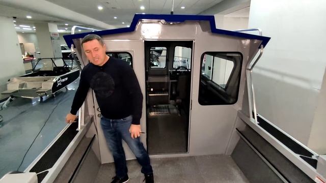 Полный обзор катера Tuman Fuso Jet 710 в салоне смотреть онлайн