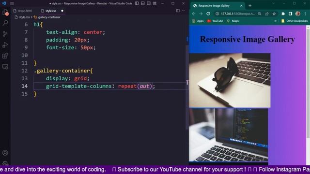 How To Create A Responsive Image Gallery With CSS | Responsive Image Gallery HTML CSS Source Code