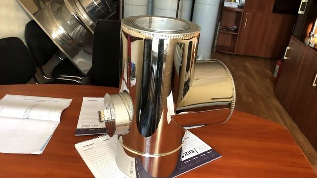 Тройник с ревизией для дымохода из нержавеющей стали - Фабрика ZIG смотреть онлайн