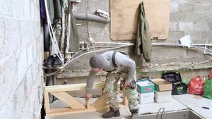 Устройство пола с нишами в гараже.Интересное решение,