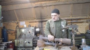 Горелка на отработке для плавки алюминия и латуни. Самоделка для мастерской.