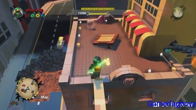 The lego Ninjago movie videogame ''Red bricks locations"