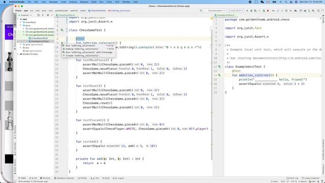 Android Chess 040: From JUnit 3 to JUnit 4 смотреть онлайн