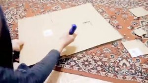 Делаем броню из картона для будущих видео!!(железная броня????)!