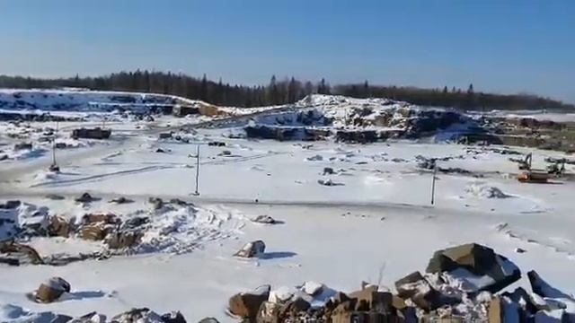 Карьер габбро-диабаза Другорецкое-2: отбор блоков смотреть онлайн