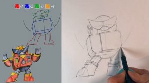 Как нарисовать Вольта | BRAWL STARS