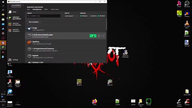 How to run / use zulu on minecraft java edition (vanilla launcher, crappy video) смотреть онлайн