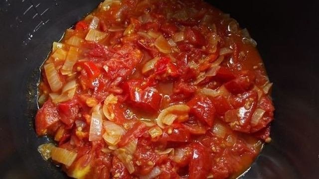 Рагу из баклажанов в мультиварке