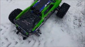 Traxxas Xmaxx Bash, 20/46 gearing, Duratrax Lockup X tires, Zeee Premium 4S 9000mAh 15.2V 120C